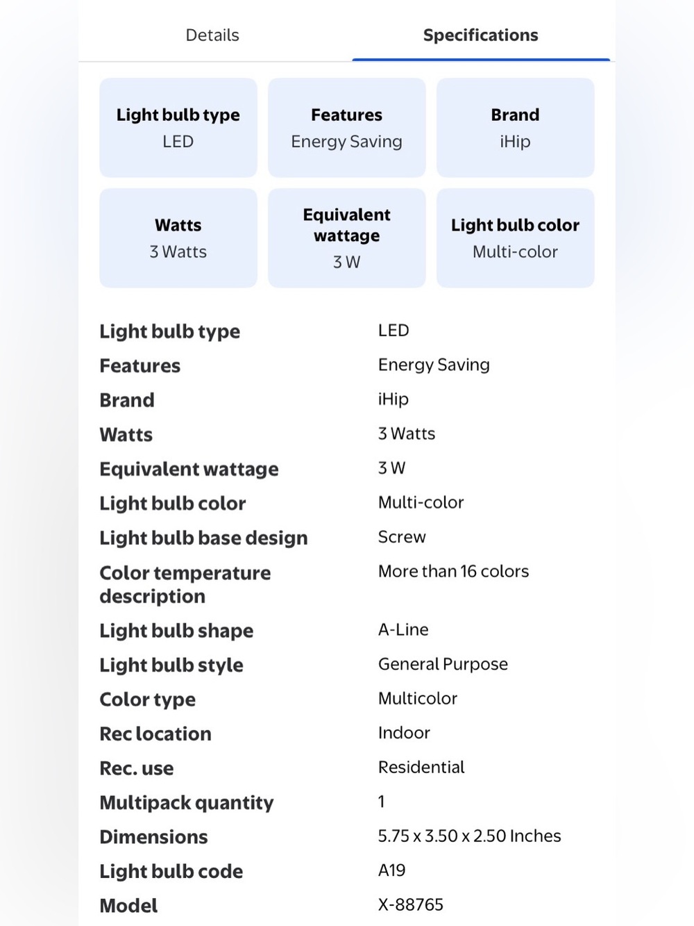 h.i.p. Multi-Color LED Bulb - Green Highlight - Picture 4 of 11
